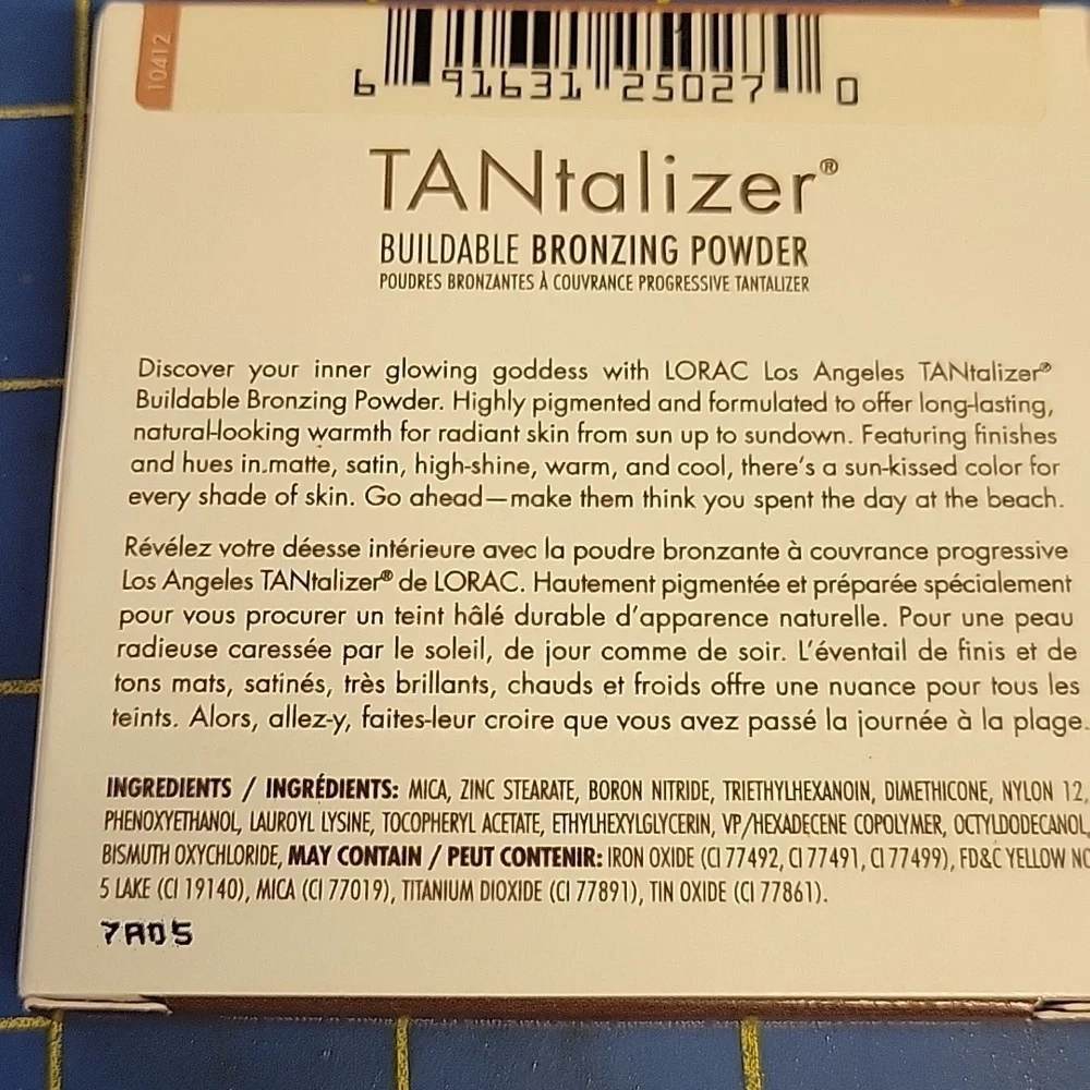LORAC TANtalizer Buildable Bronzing Powder New 8.5g Beach Betty
